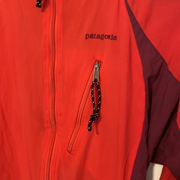 Patagonia nylon pocket full zip up lightwt running athletic jacket windbreaker m - Picture 2 of 10